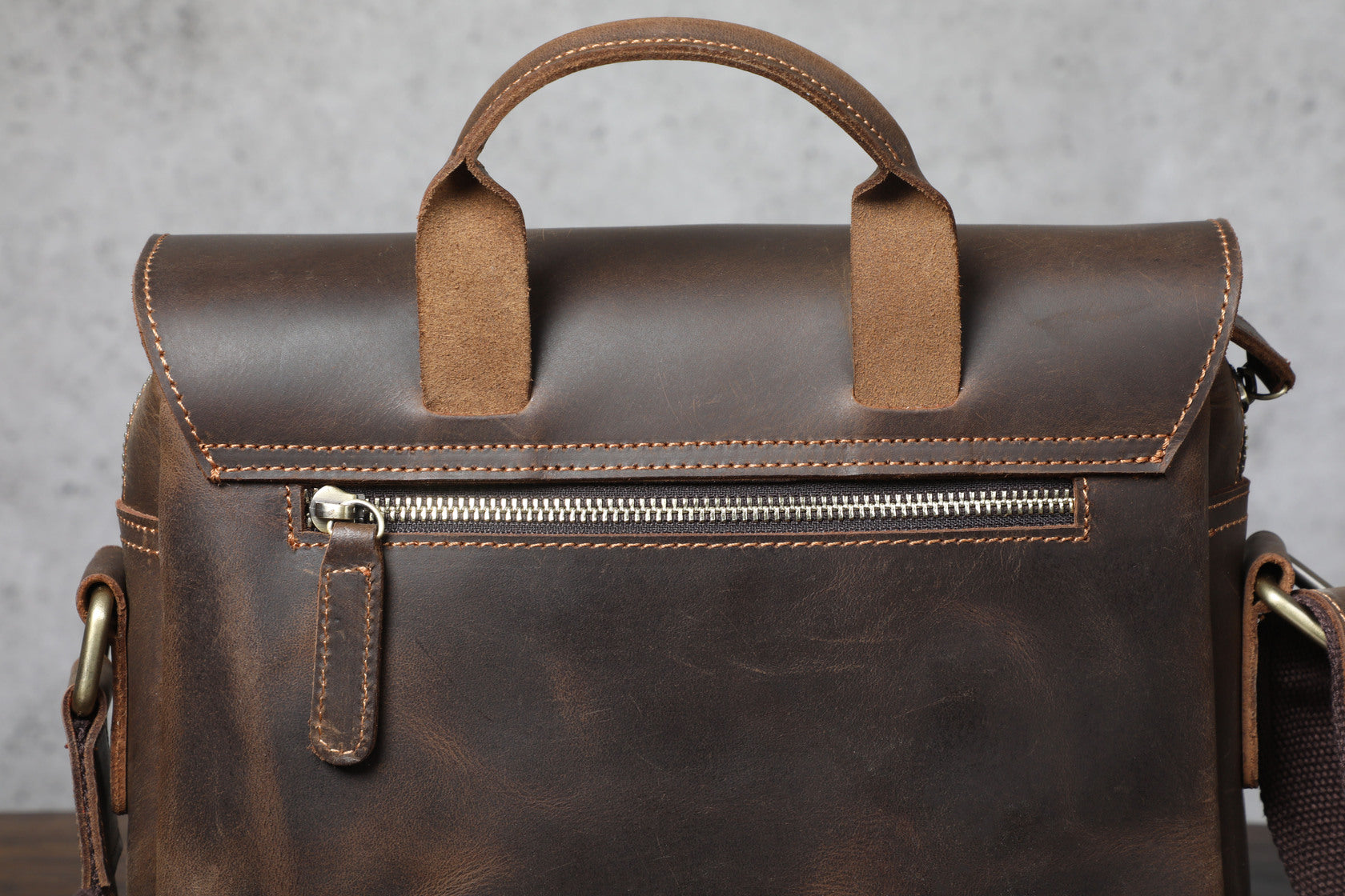 leather messenger bag purse