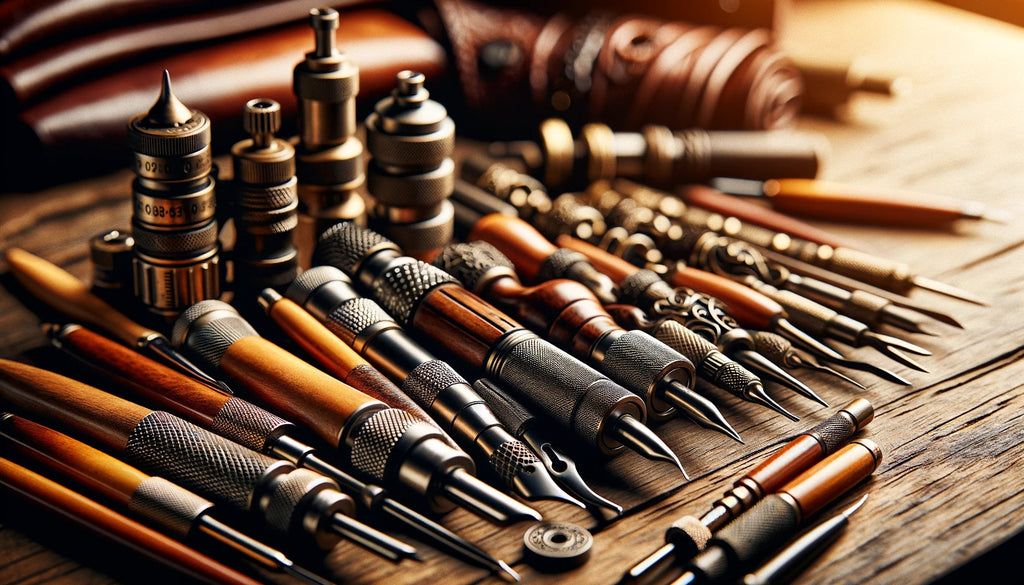 leather pyrography tools used for leather burning