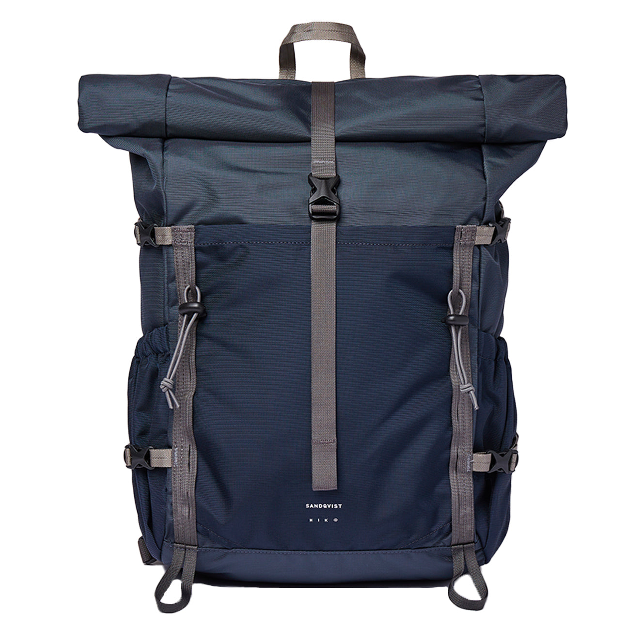 sac à dos randonnée roll top extensible déperlant nylon recyclé robuste durable bleu marine