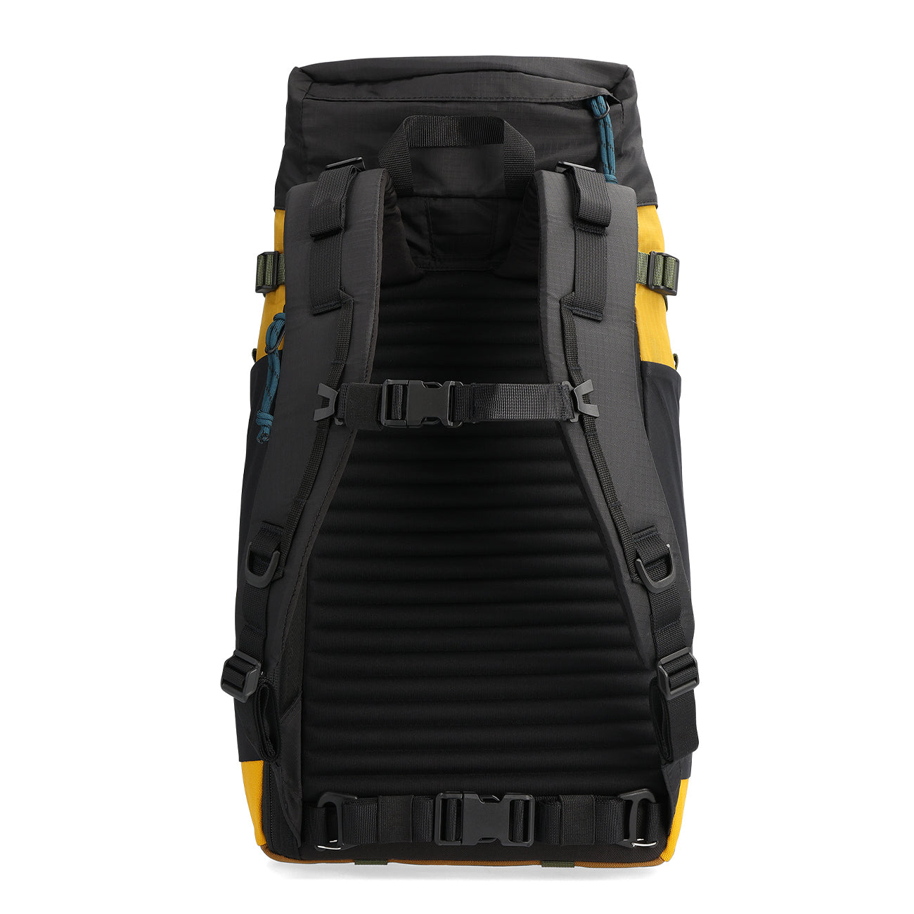 sac à dos randonnée topo design mountain pack 16l noir jaune moutarde vue arriere