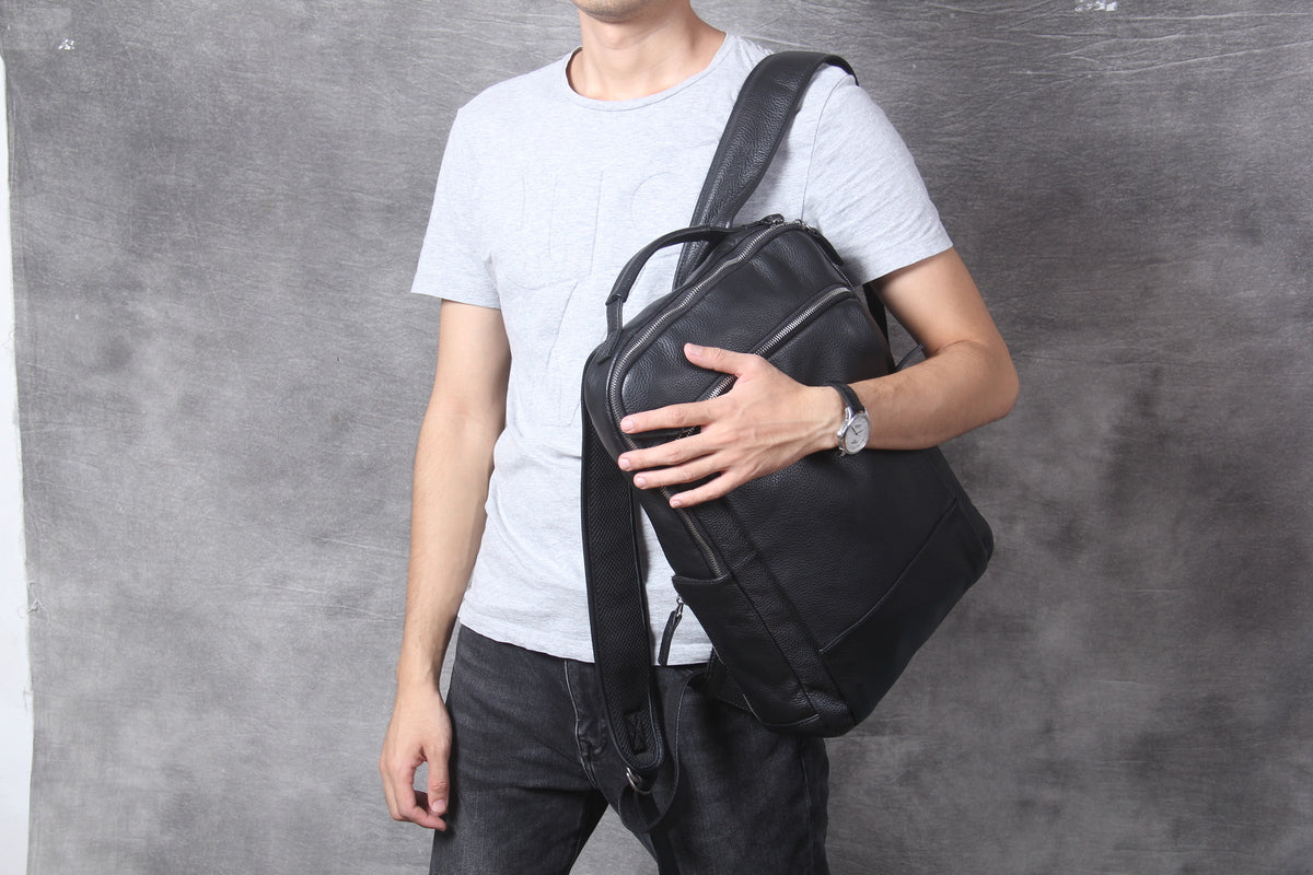 men black backpack