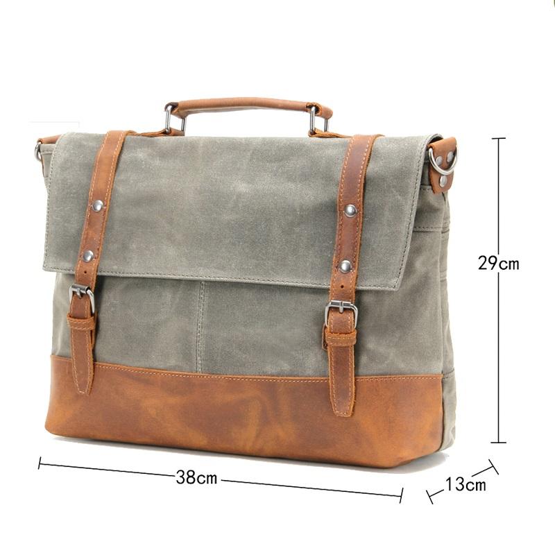 mens canvas briefcase