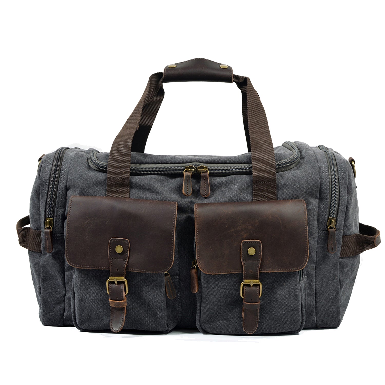 old school mens overnight duffle perfect for a weekend trip