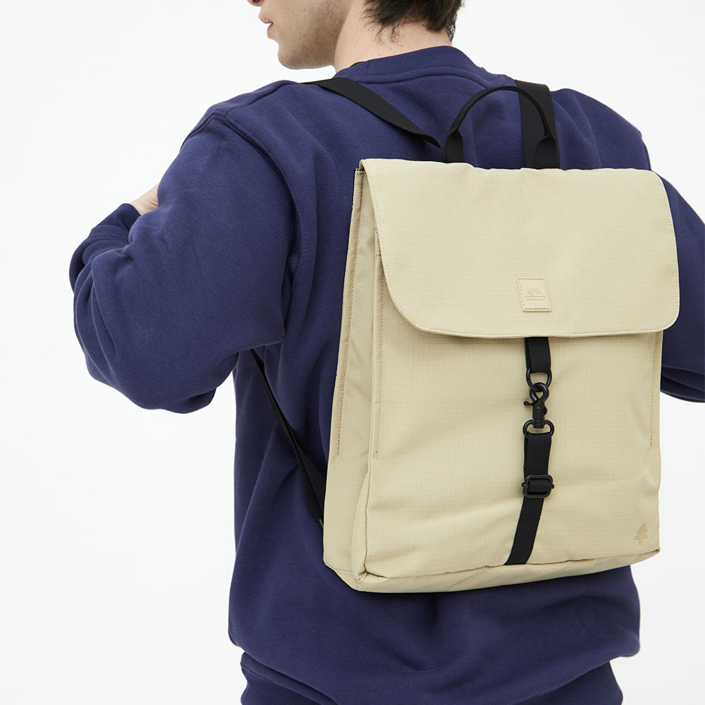 mens stone sustainable mini backpack