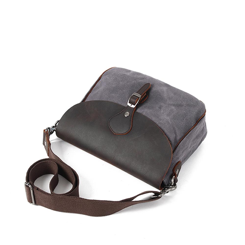 mens vintage canvas messenger bag