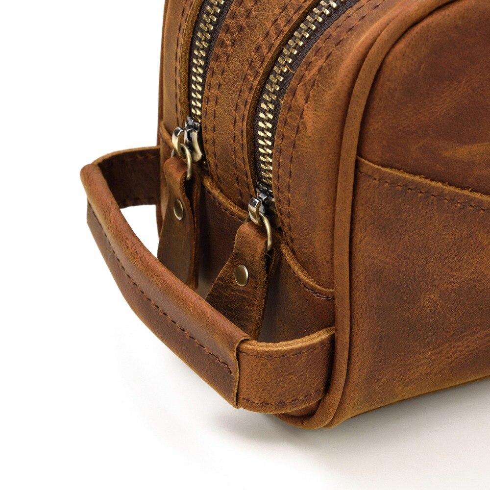 Leather Wash Bag