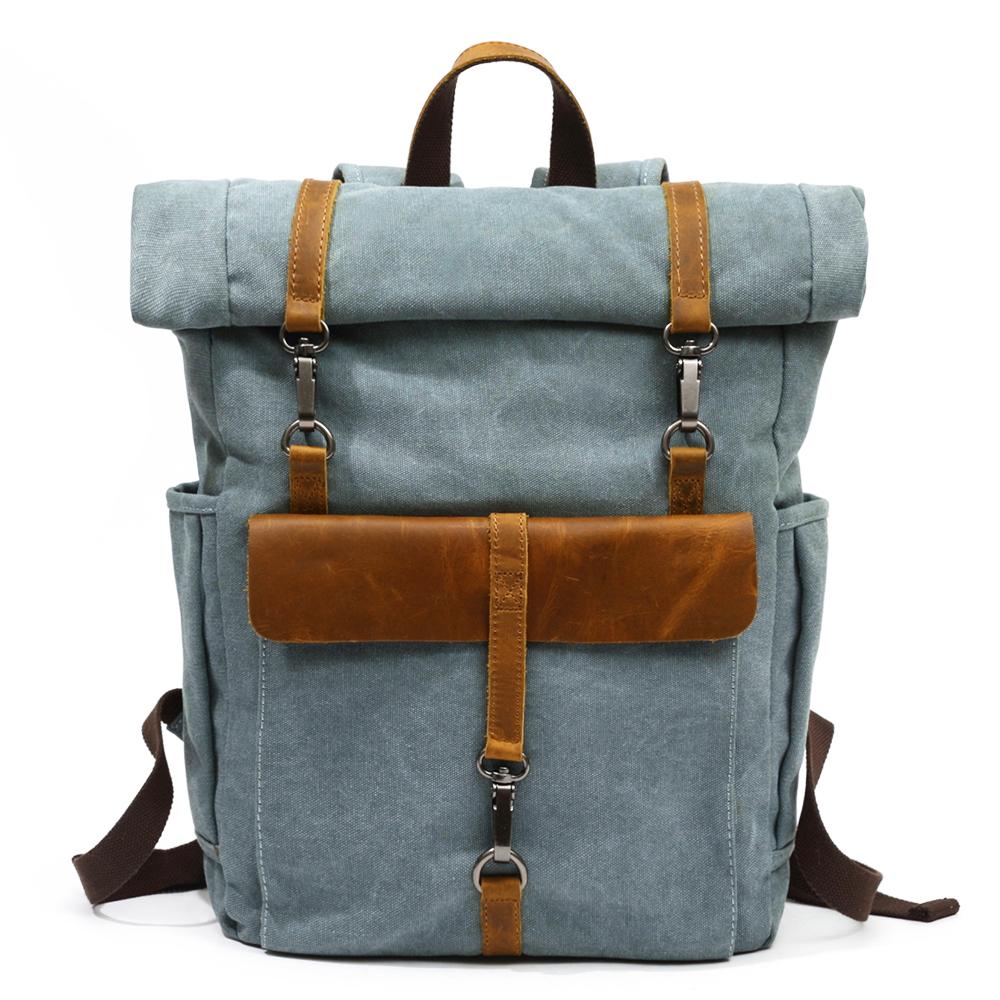 Retro Canvas Rucksack