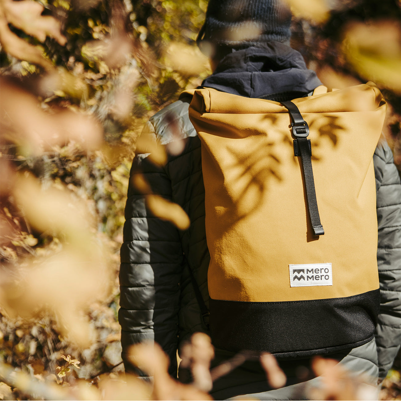 sac à dos de randonnée pour homme, résistant à l'eau et à la pluie, de couleur jaune écologique mero mero