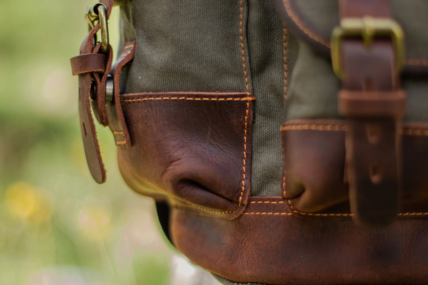 sac à dos homme cuir vintage