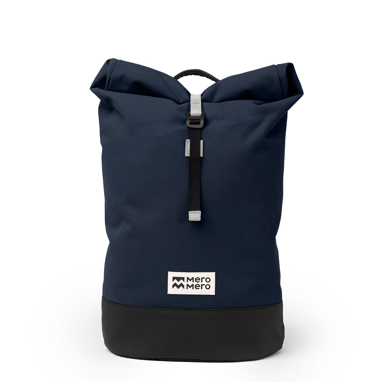 sac à dos vélotaf couleur bleu marine vue frontale sans système de fixaion pour porte bagage