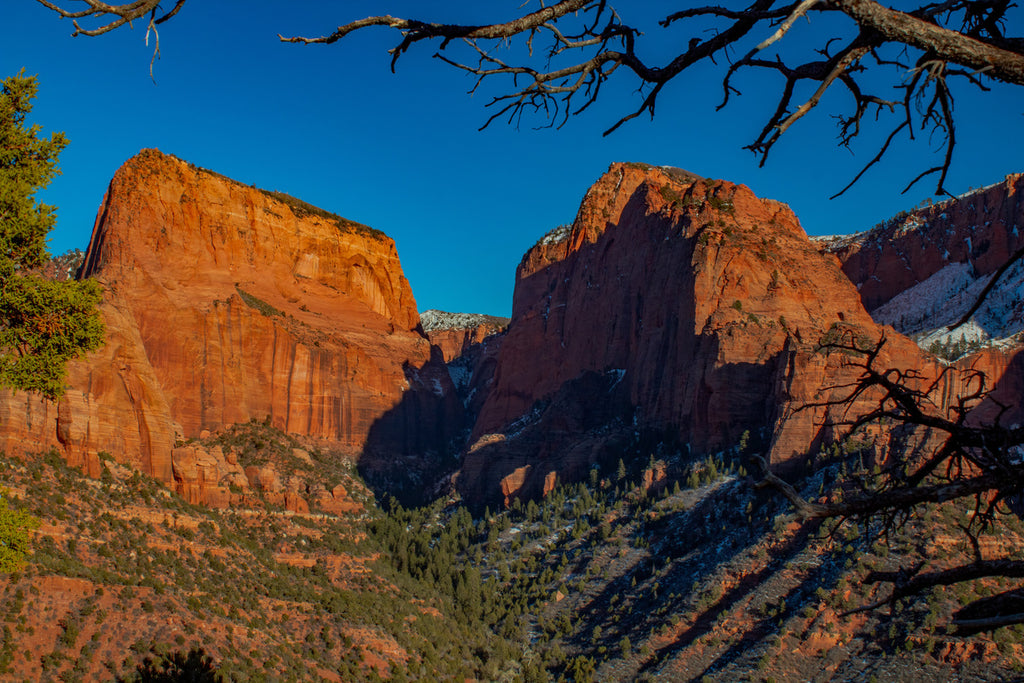 Scenic views in Kolob Canyons