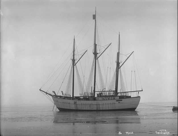  Roald Amundsen's ship Maud built in 1917 