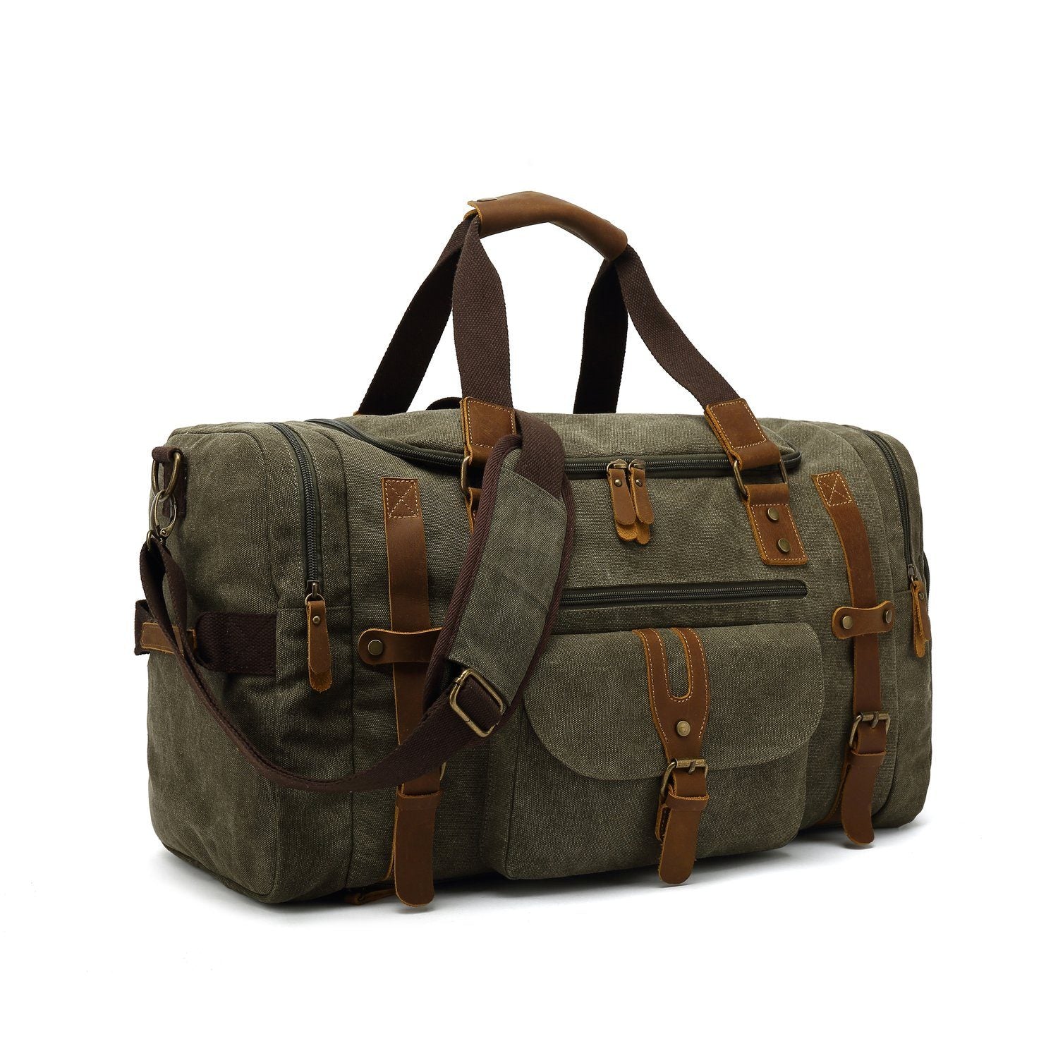 Unisex small duffle bag with padded compartments