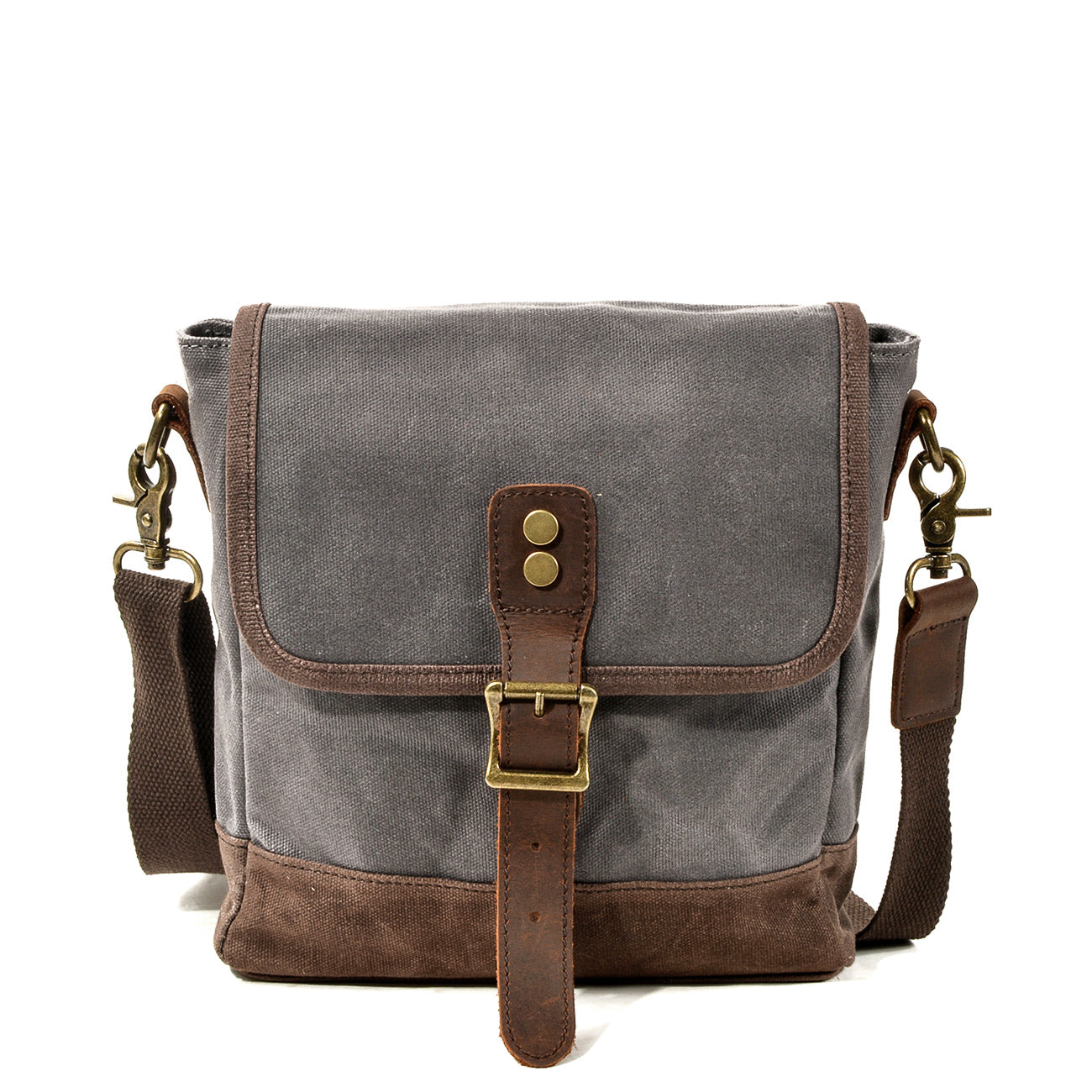 grey small sling bag