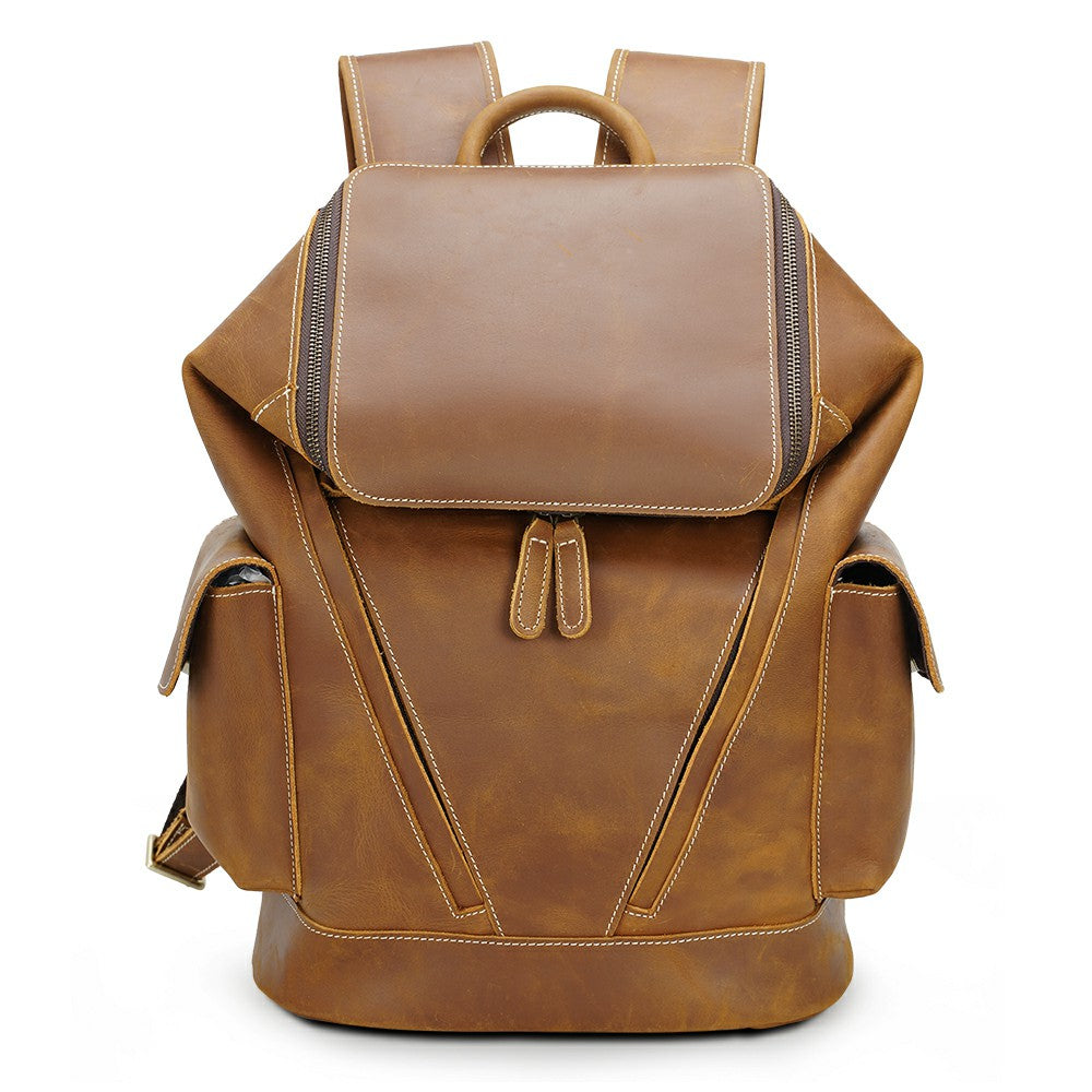 soft leather backpack