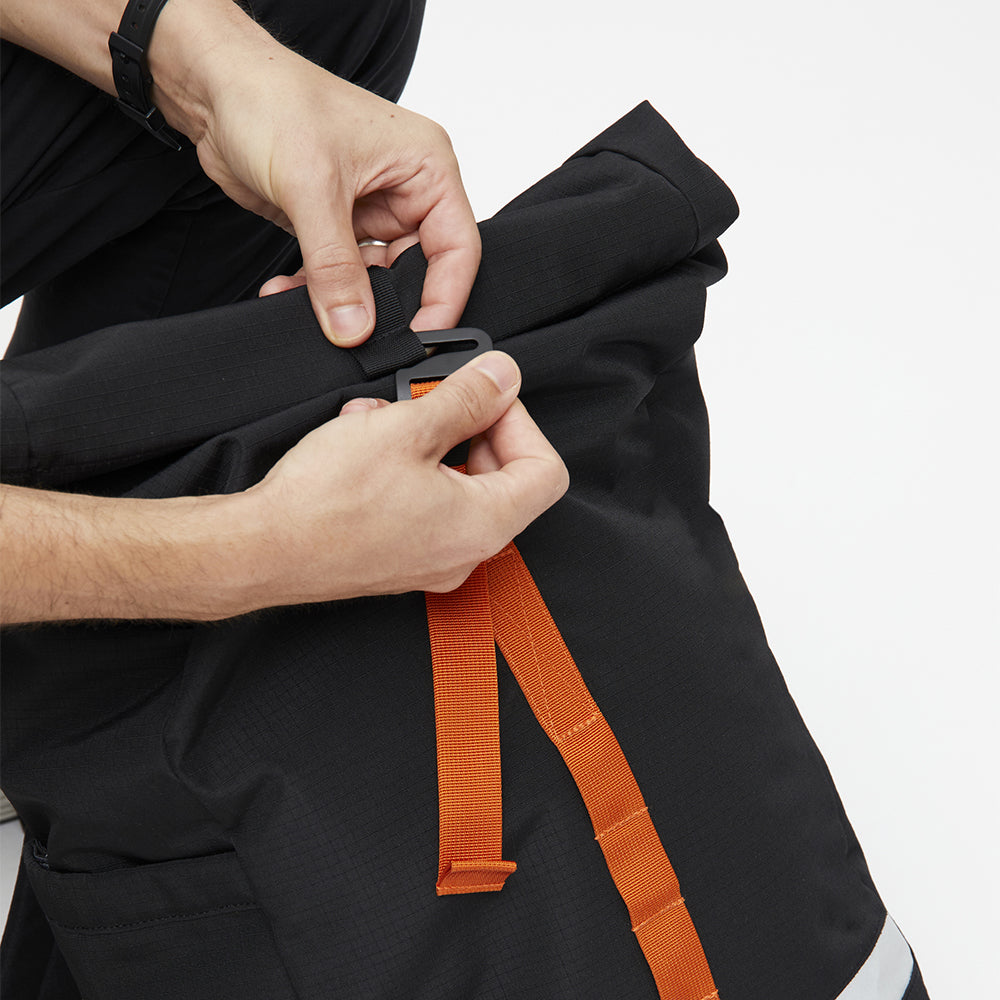 sustainable backpack black