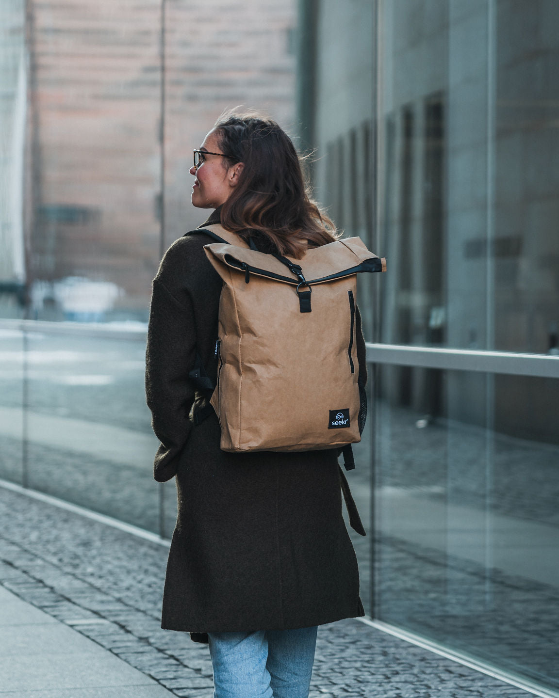 sustainable laptop backpack