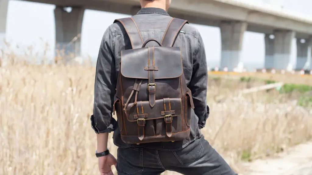 Leather Bags & Backpacks for Men