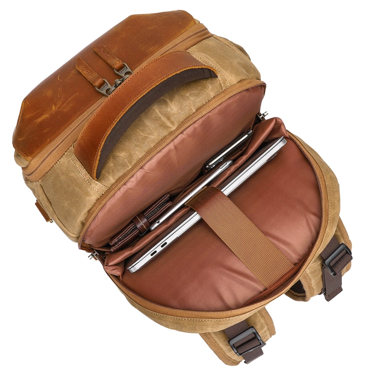 Vintage Canvas Camera Backpack