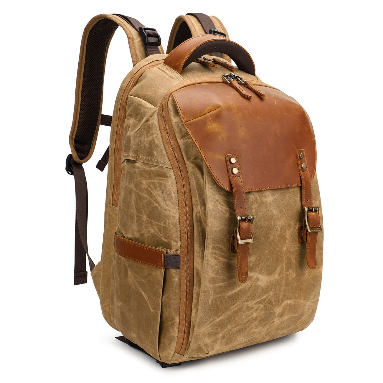 Vintage Canvas Camera Backpack