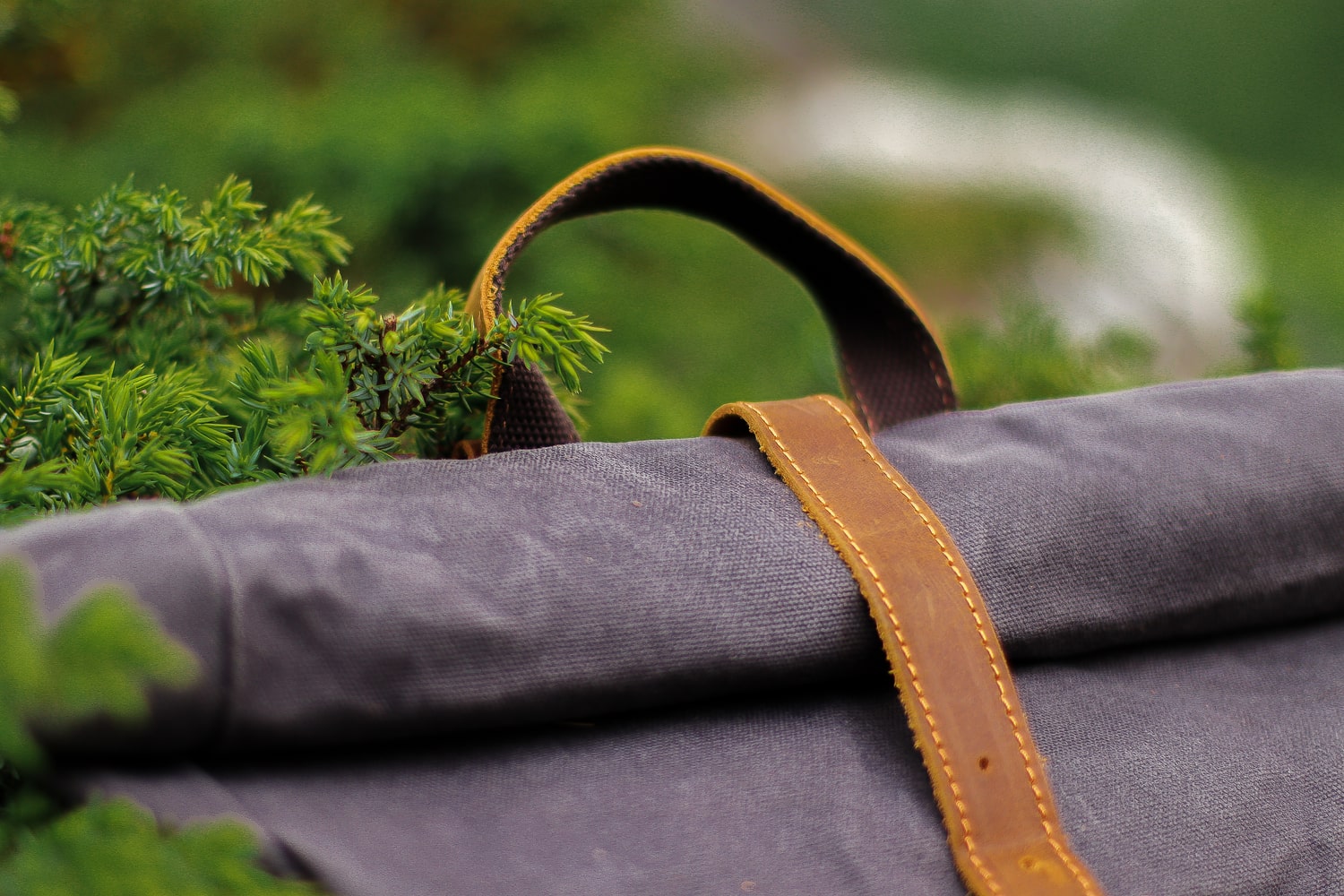 vintage canvas daypack