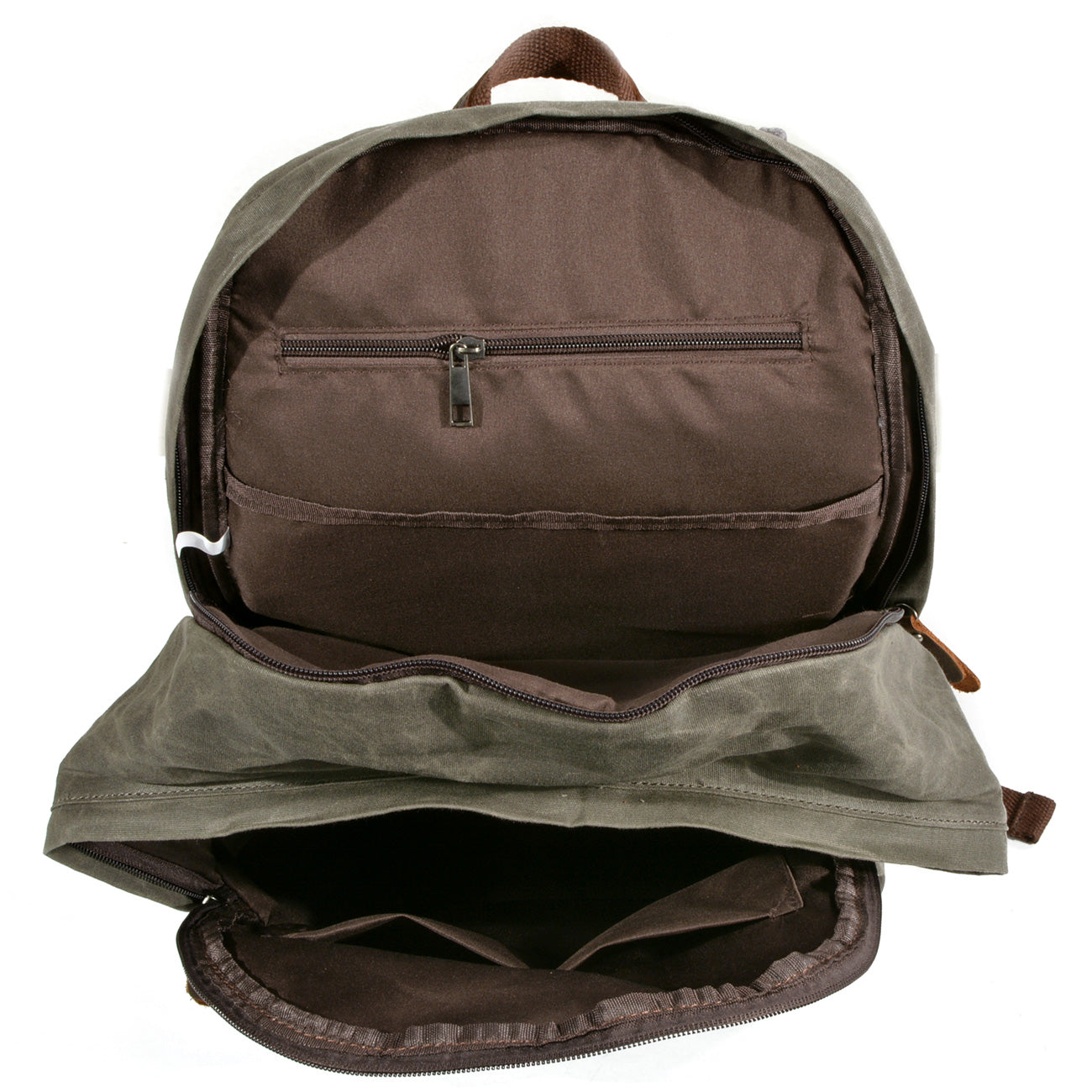 vintage canvas rucksack