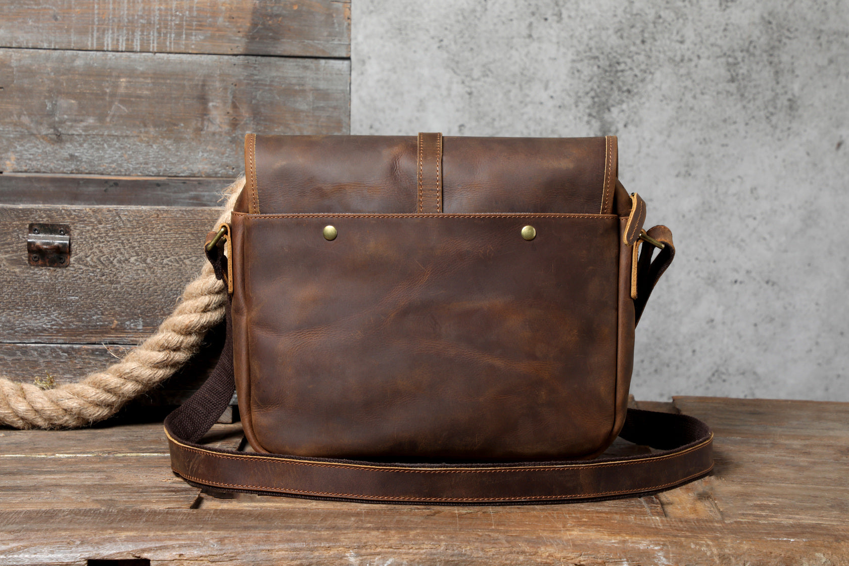 vintage laptop messenger bag