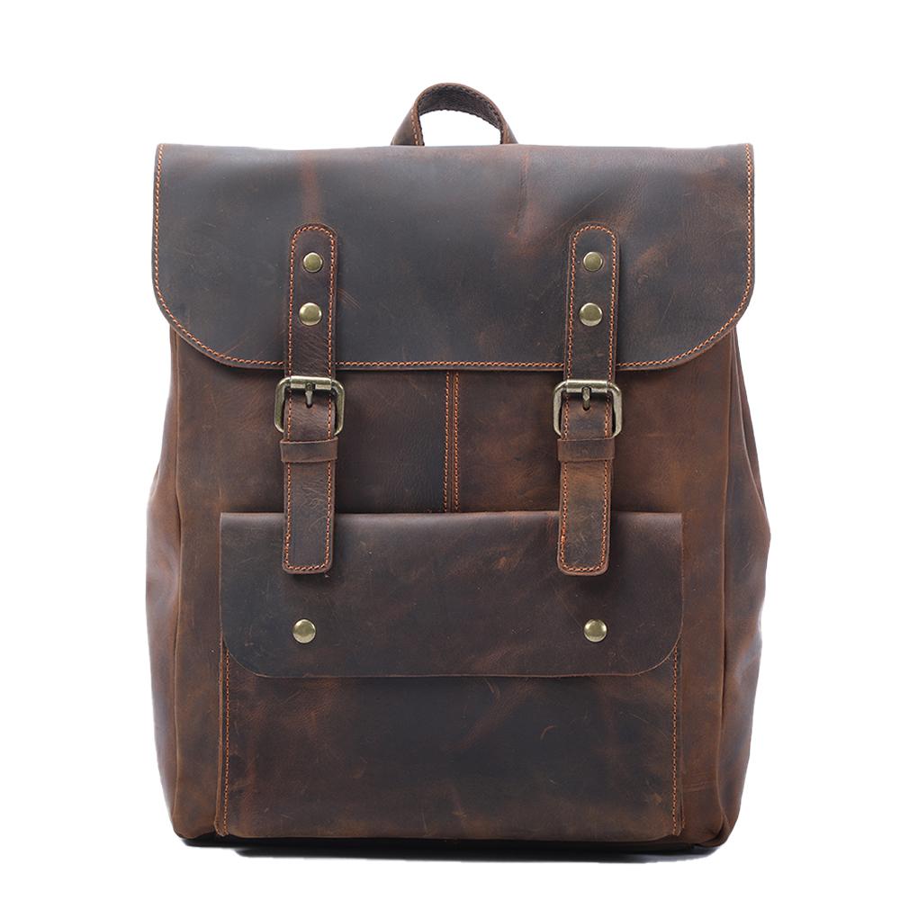 Vintage Leather Backpack