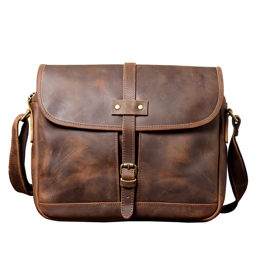 Leather Messenger Bag