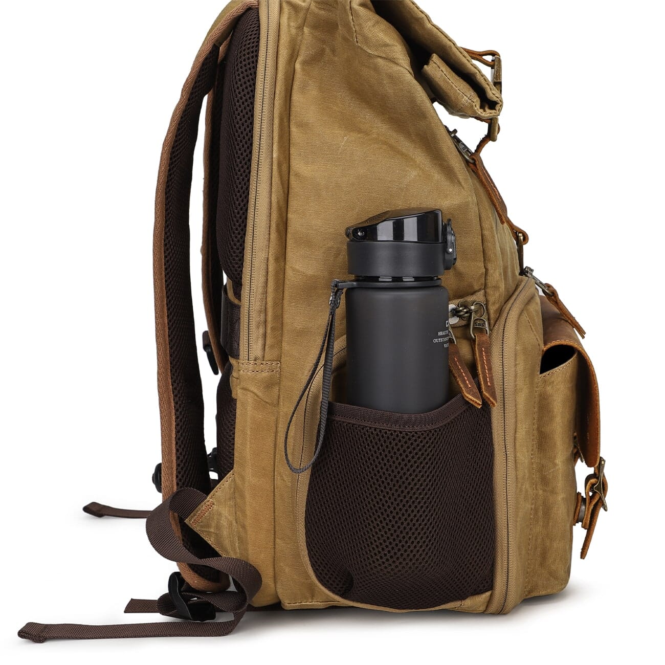 vintage style camera backpack