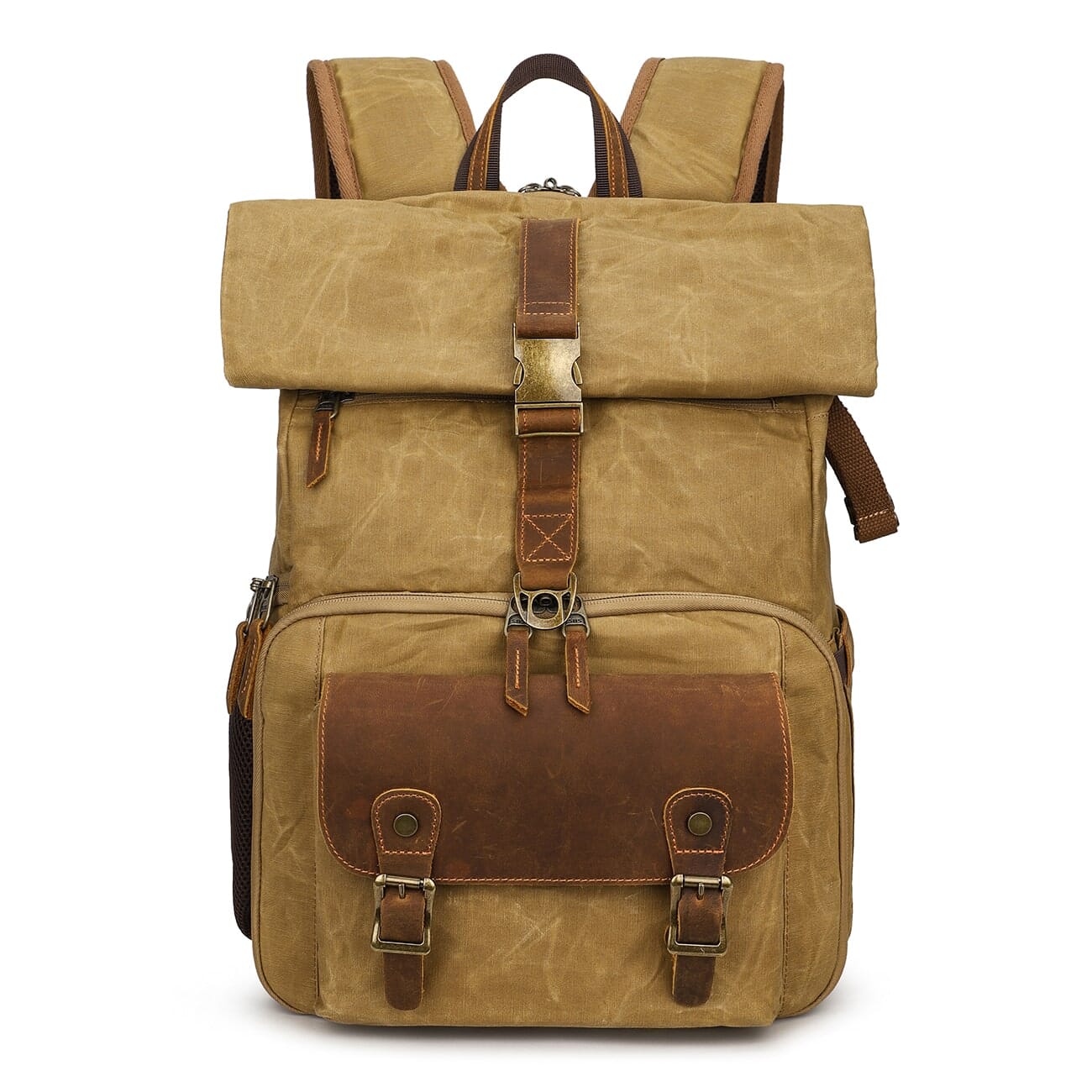 vintage style camera backpack