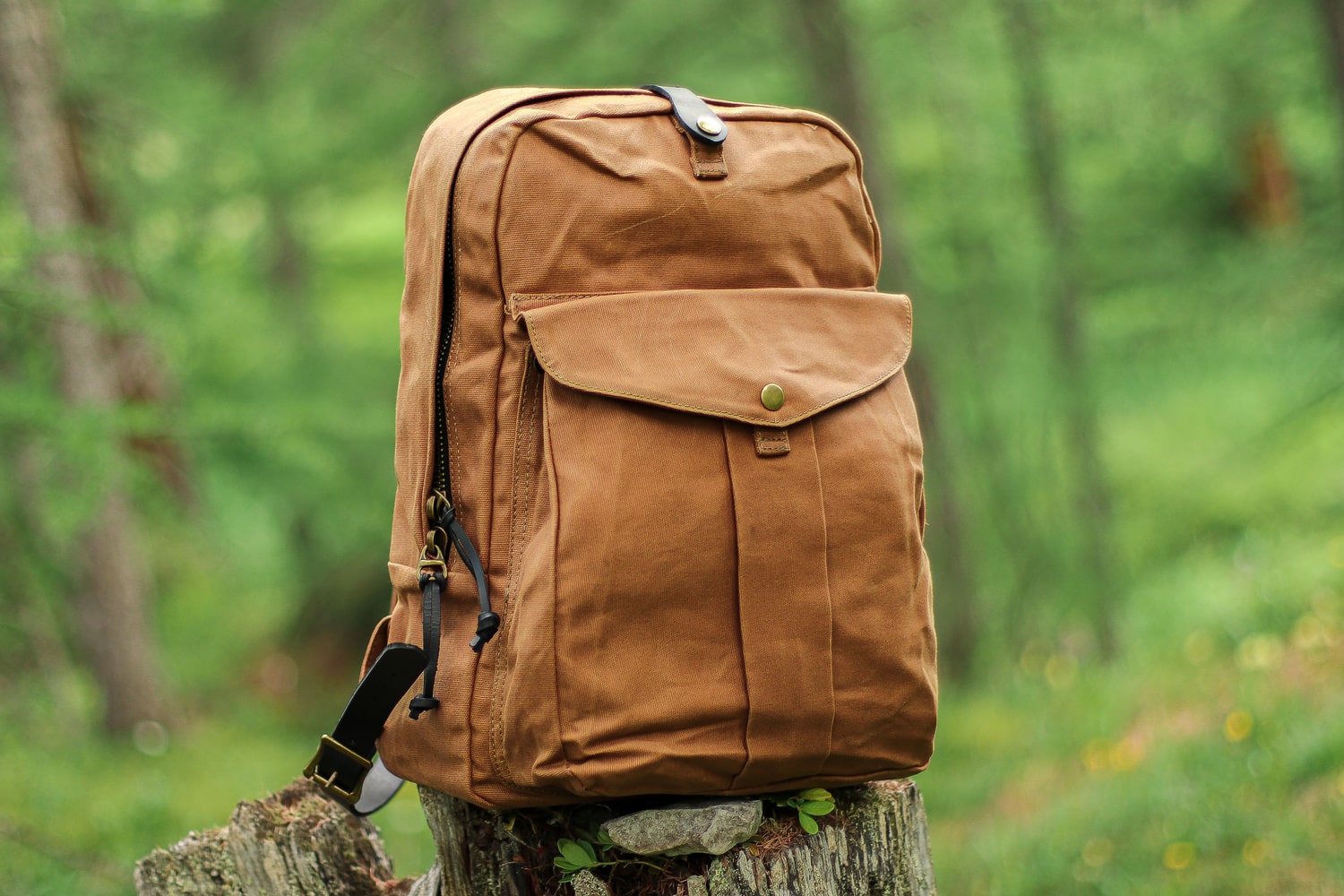 canvas work backpack