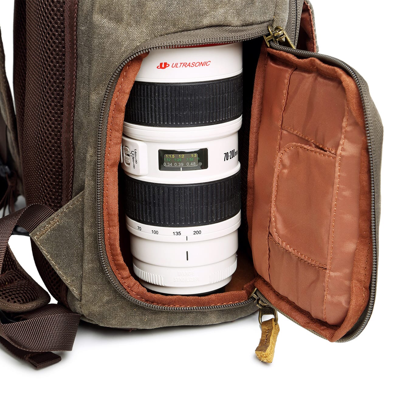 Waterproof Canvas Camera Backpack