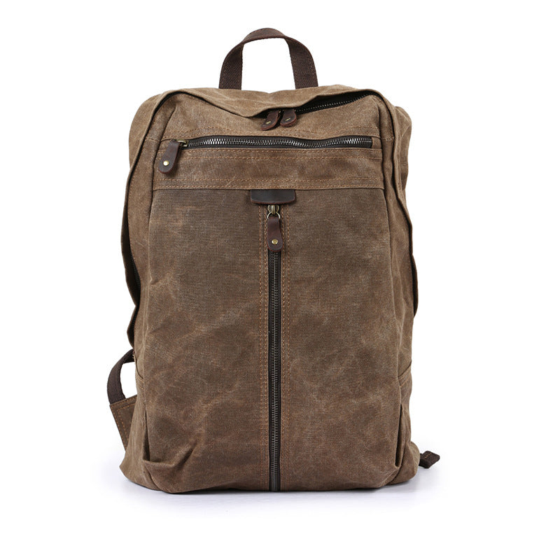 waxed canvas rucksack