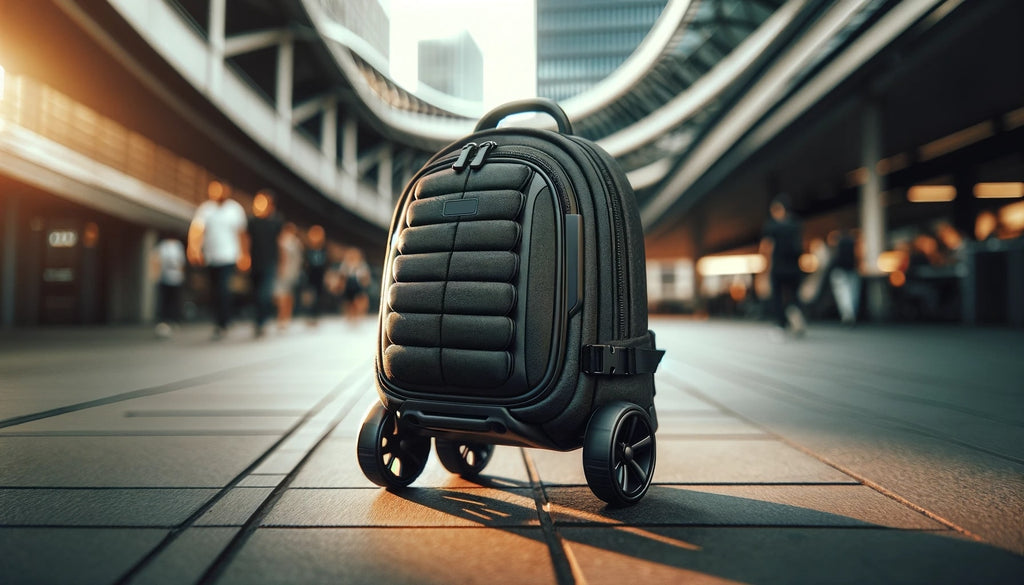 wheeled backpack modern and sleek
