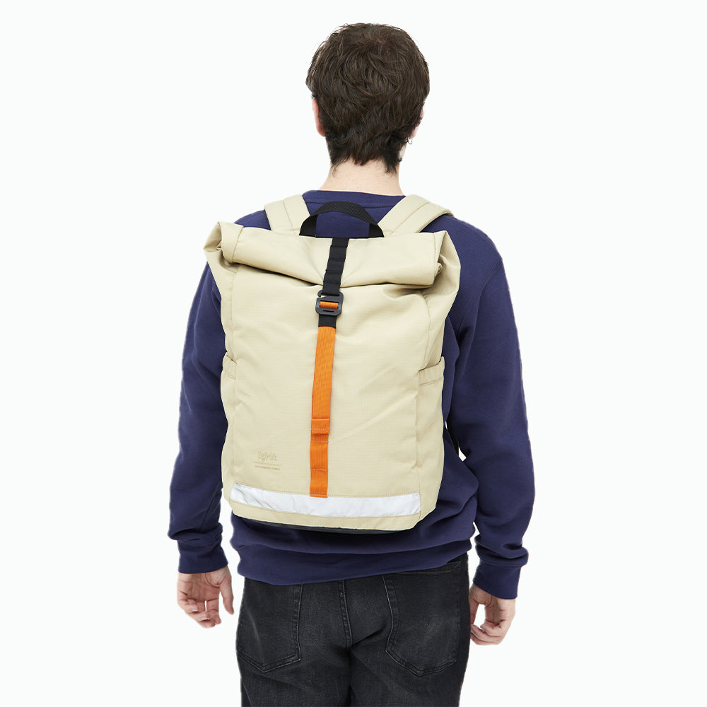 zero waste backpack beige