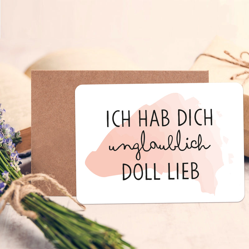 Bedeutung hab doll dich ganz lieb Was Männer