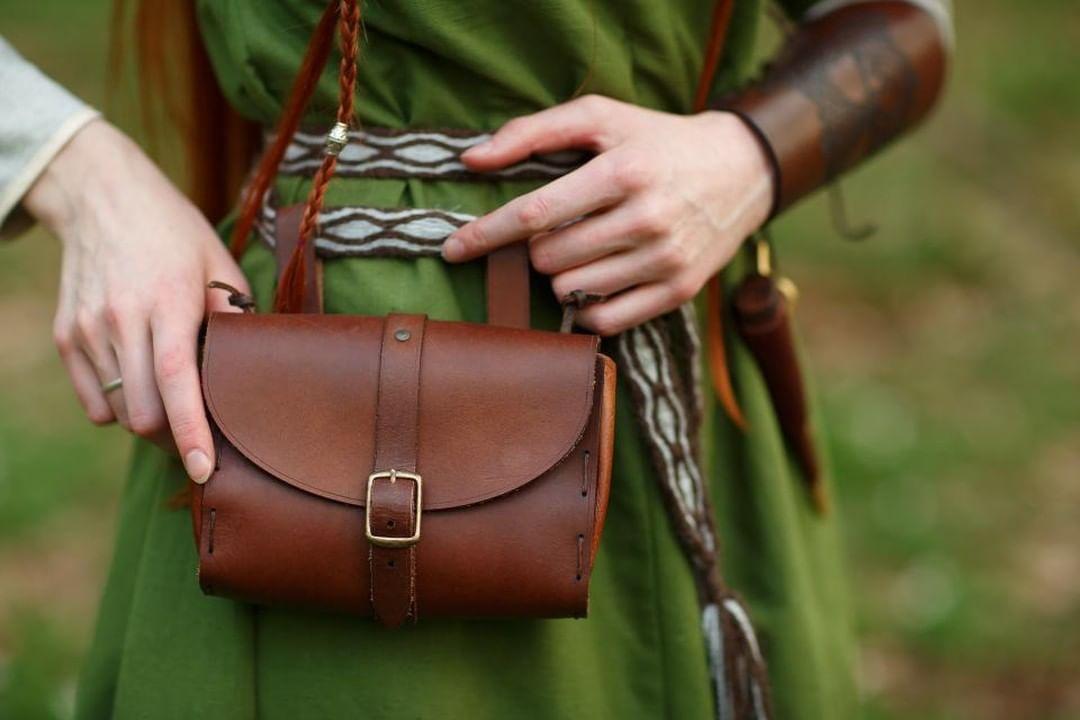 leather hip bag