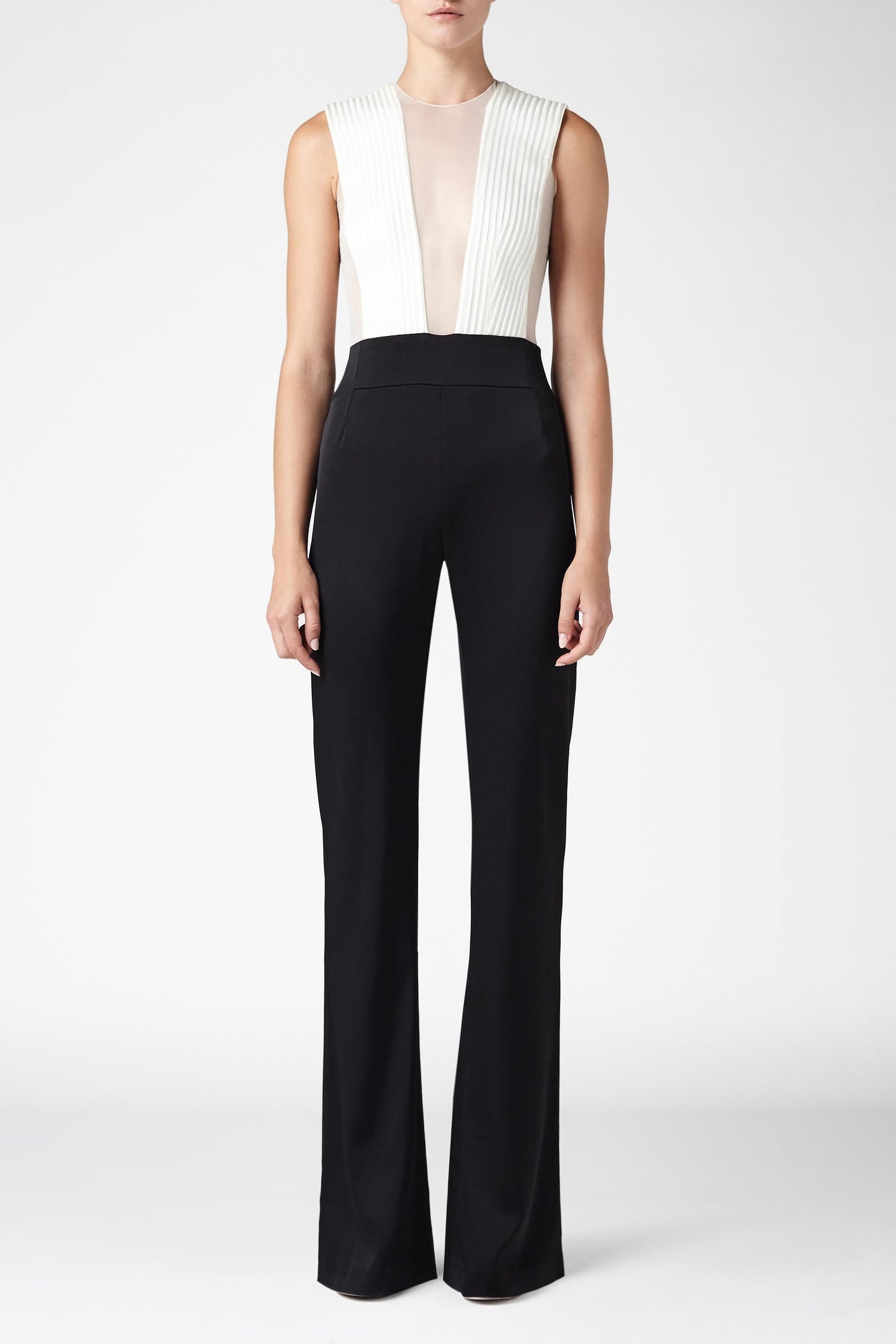 black tuxedo jumpsuit