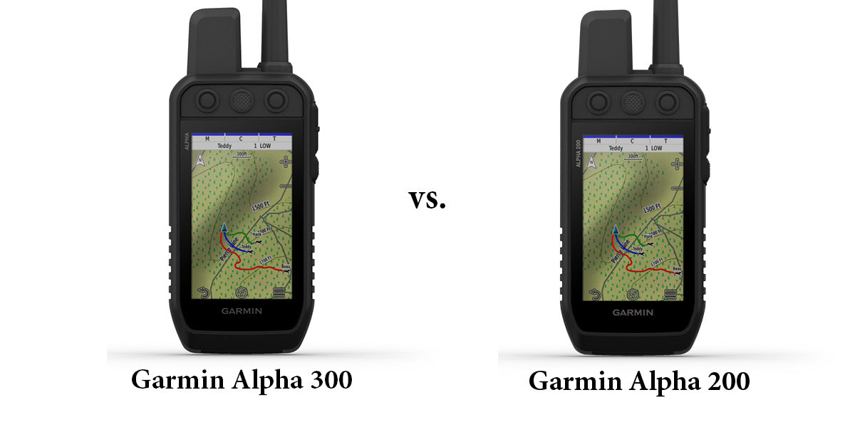 Garmin Alpha 300 vs Alpha 200