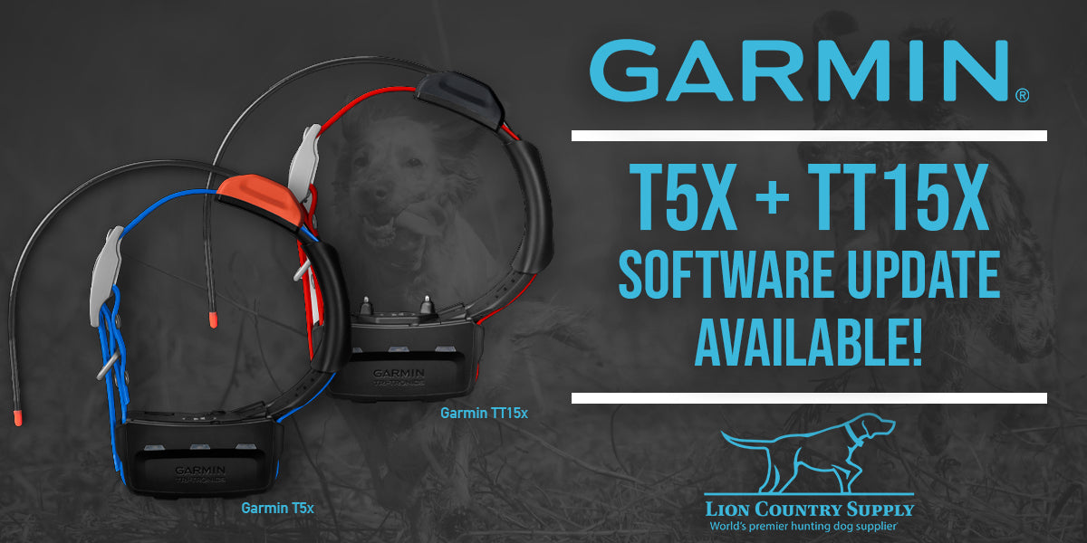 Garmin TT15X and T5X Software Update