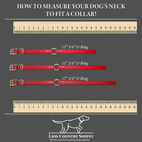 LCS Leather Feel O-Ring Sizing Guide