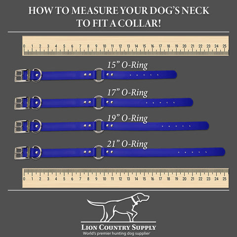 LCS Leatherfeel Collar Sizing Chart