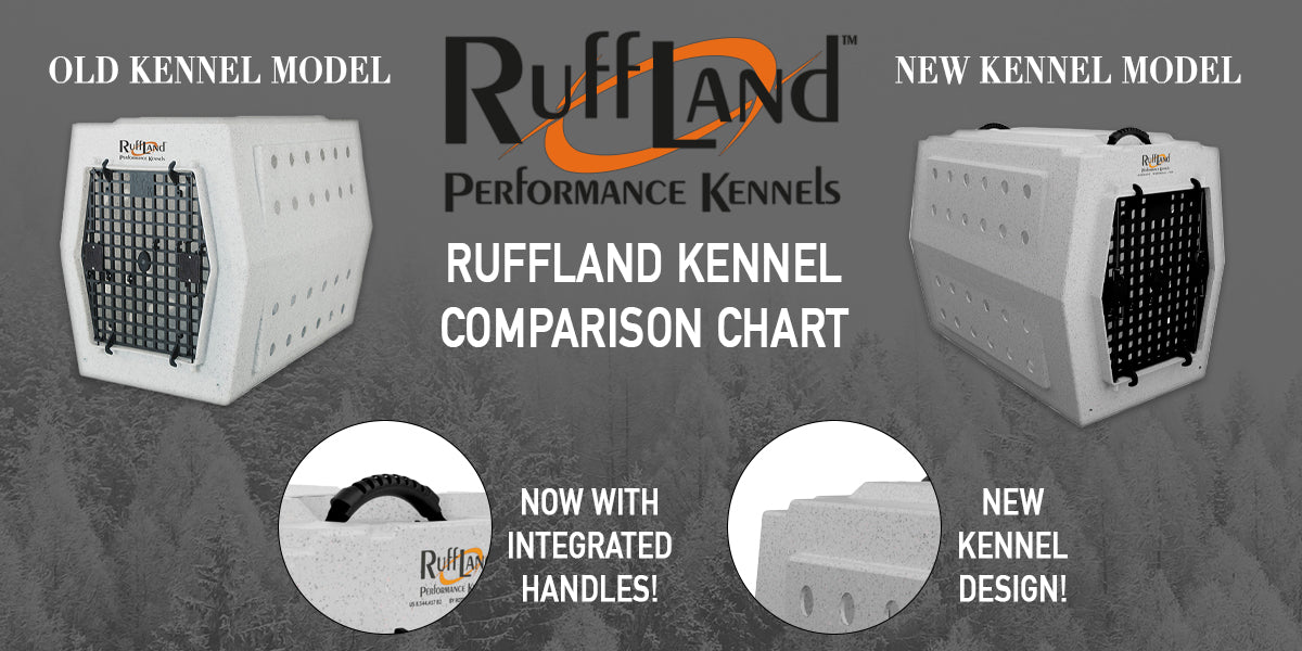 Ruff Land Kennels Redesign Comparison Graphic