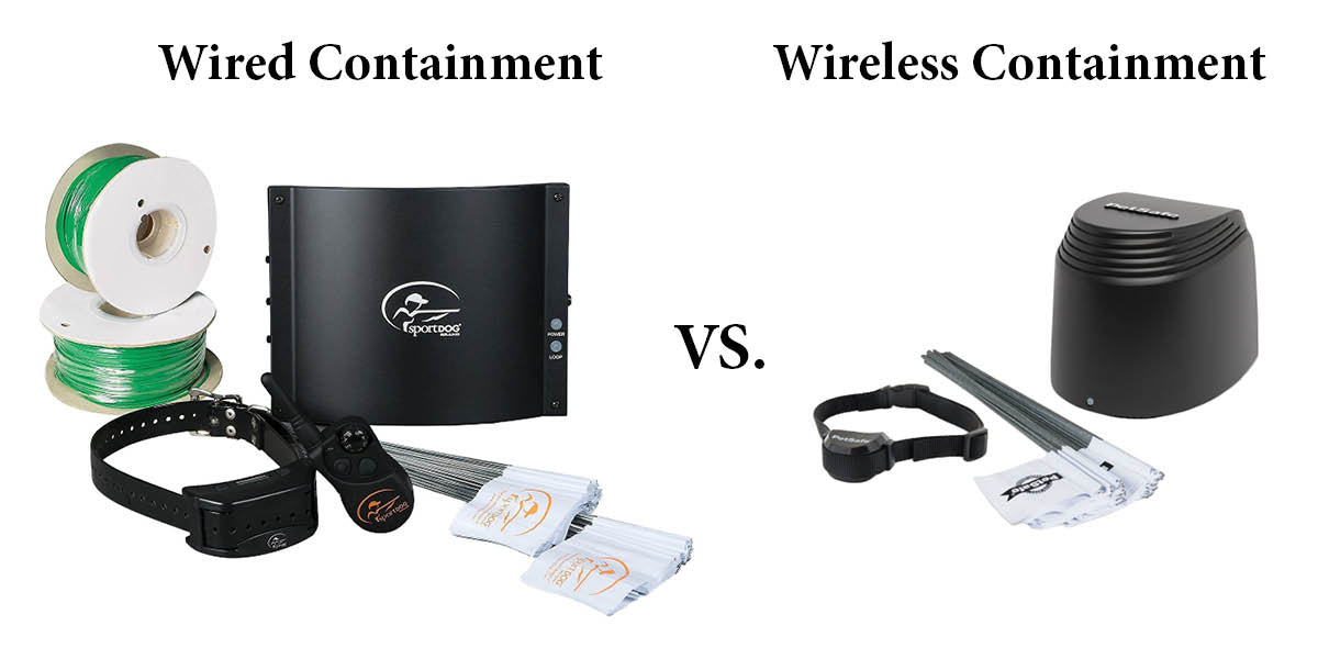 wired pet containment system