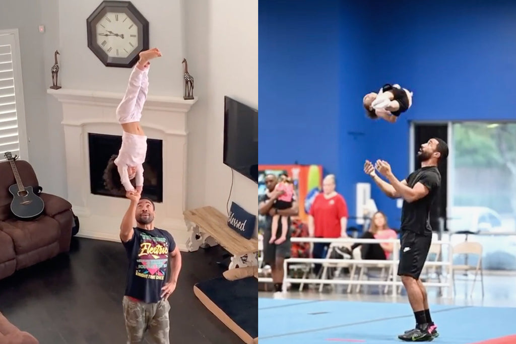 This Dad And His 4 Year Old Daughter Are Cheerleading Squad Goals Botwc
