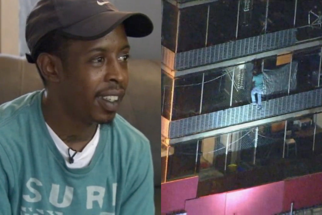 Man Climbs 15 Stories to Save Bedridden Mother From Apartment Fire