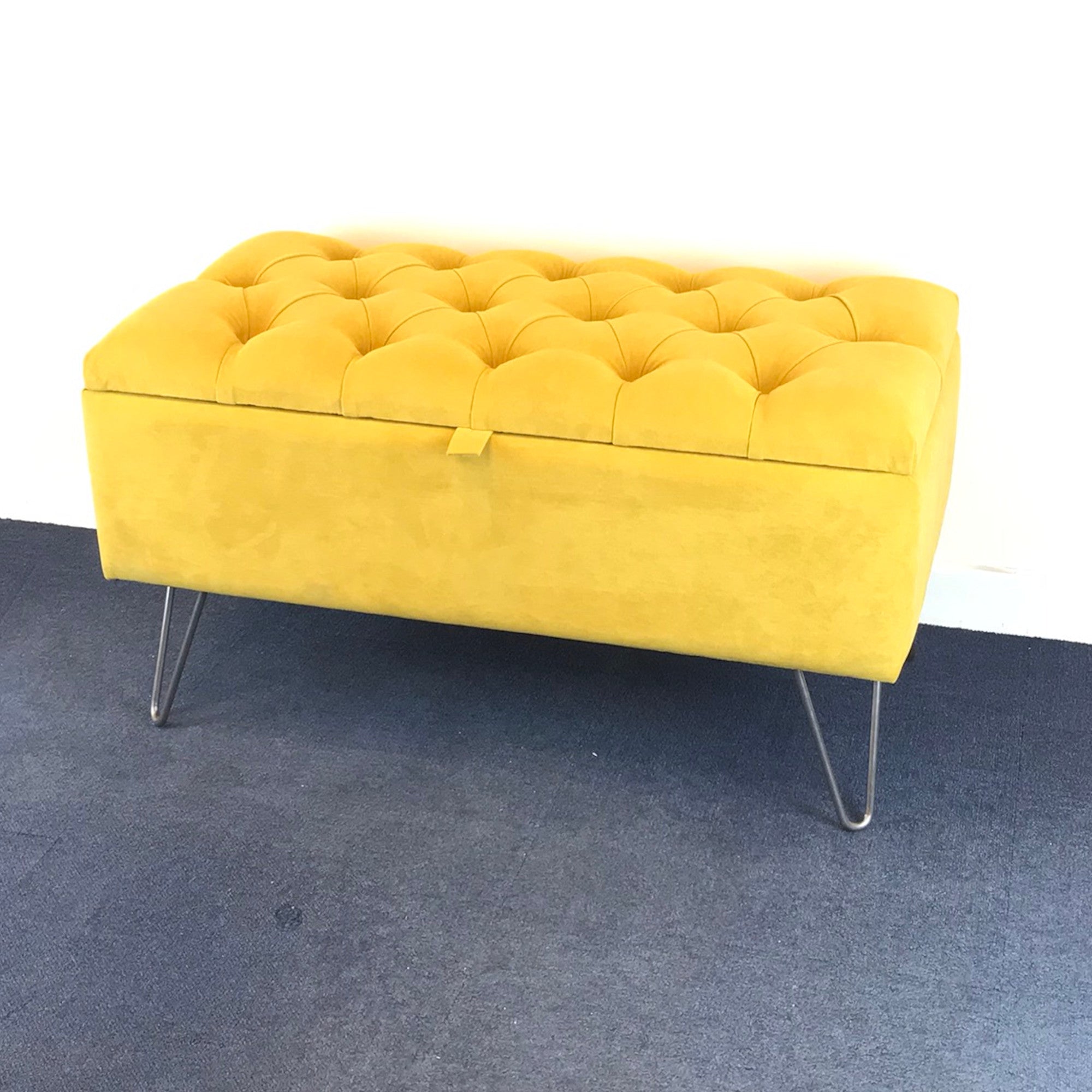 hairpin leg ottoman