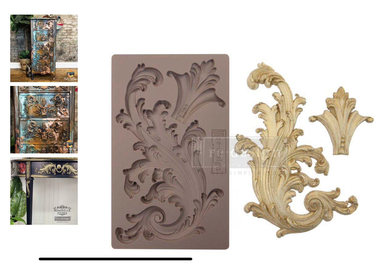 Redesign Decor Moulds-PORTICO SCROLL II