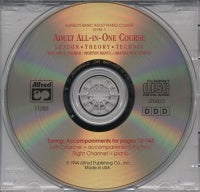 Alfred's Basic Adult All-in-One Piano Course CD for Level 1